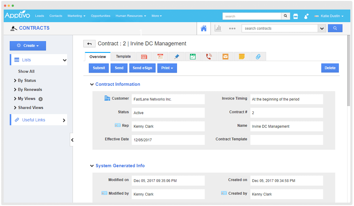 Paperless Contract (BOL) - Moving Software CRM