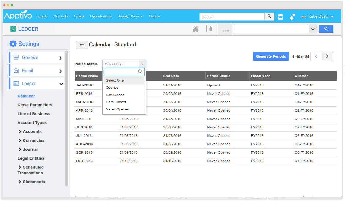 accounting calendae and periods