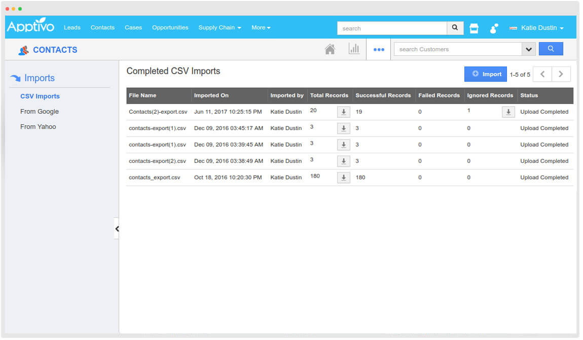 import contacts