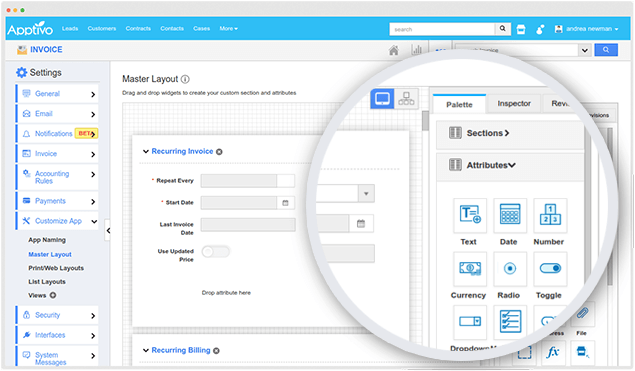 highly customizable invoice