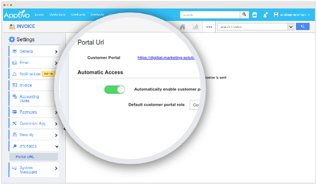 invoice portal