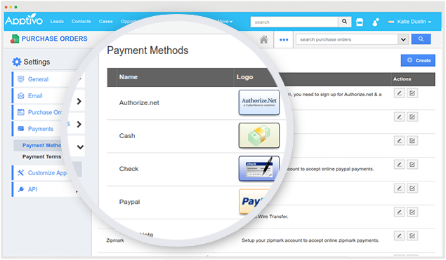 payment methods