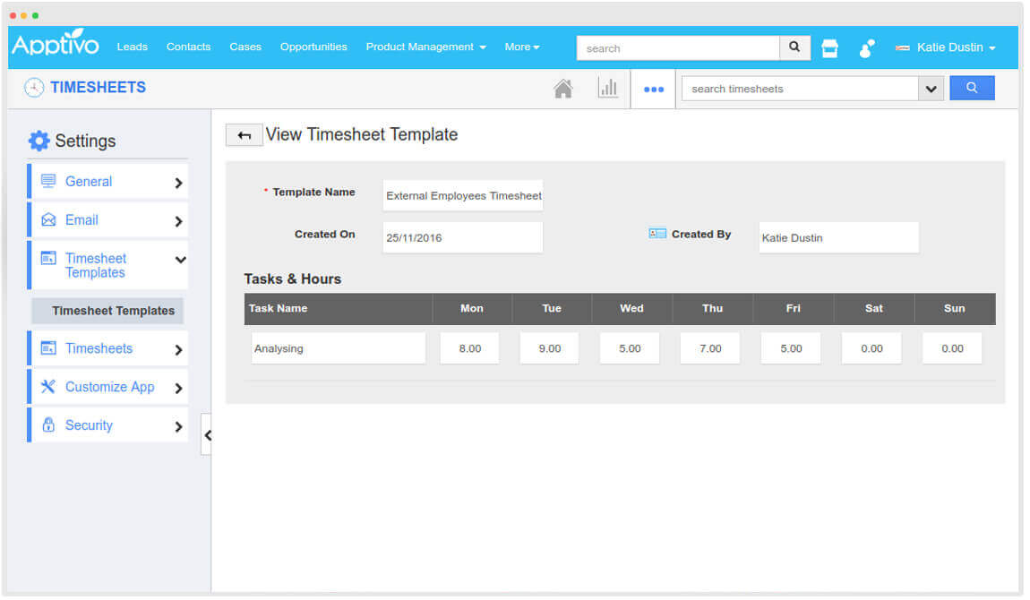 timesheets templates