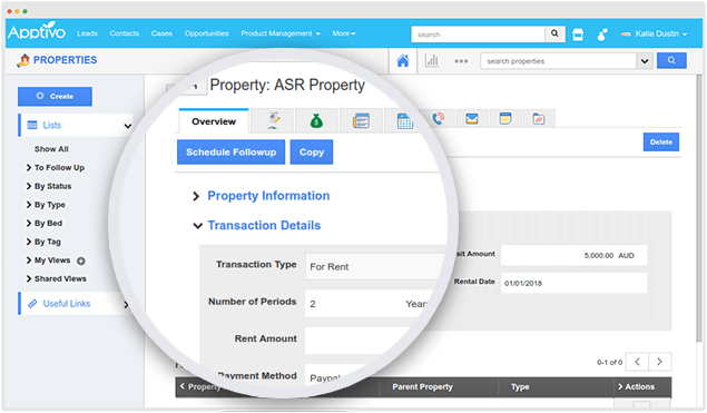 transaction type properties