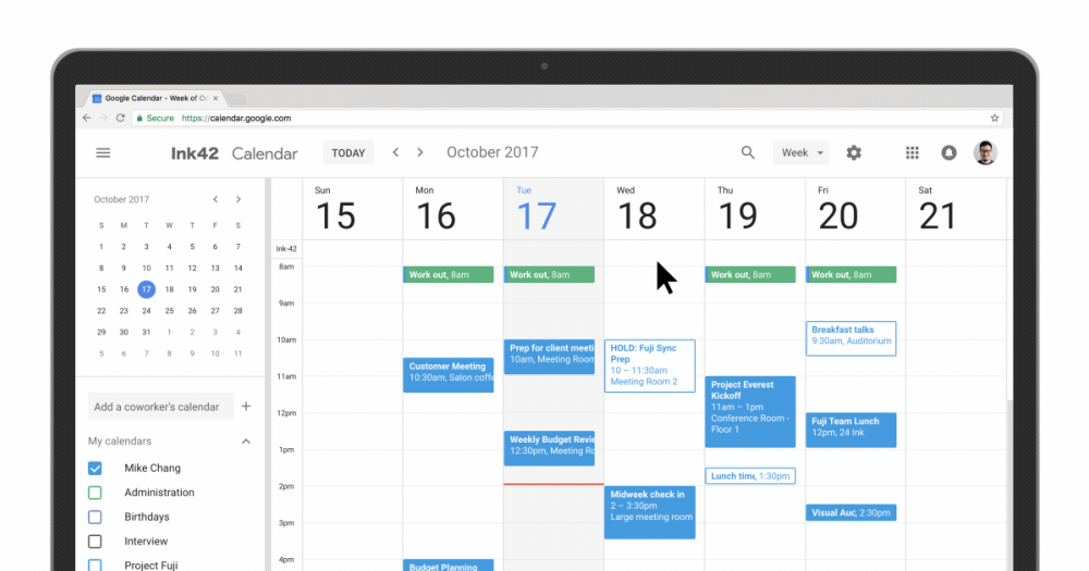 google calendar integration